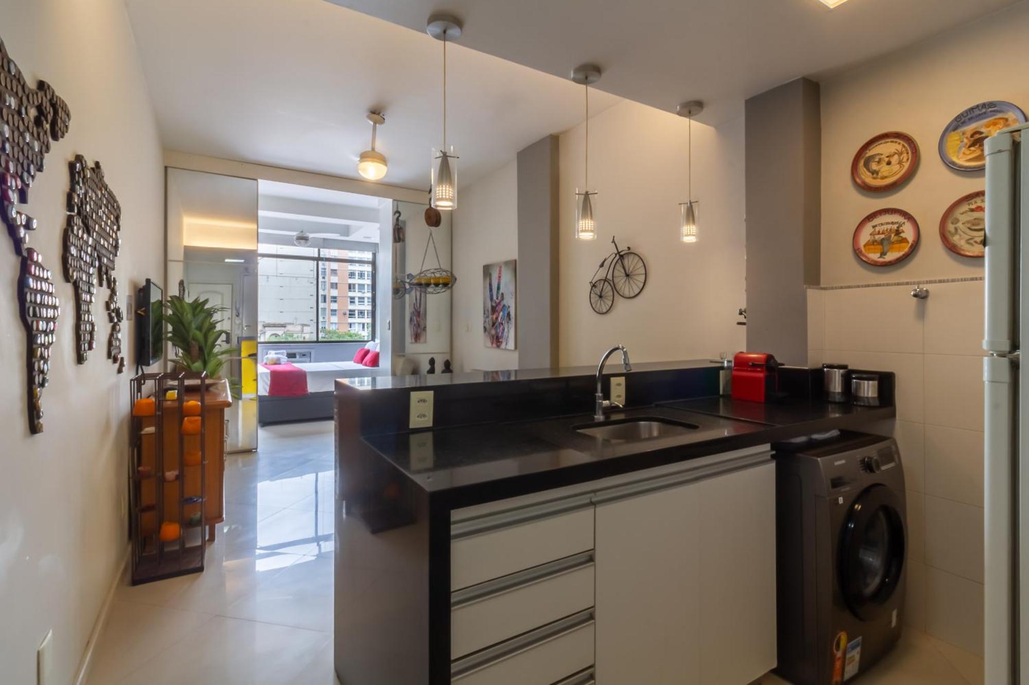 Apartamento Aconchego Em Copacabana - 150m Da - Pi401 Z5 *